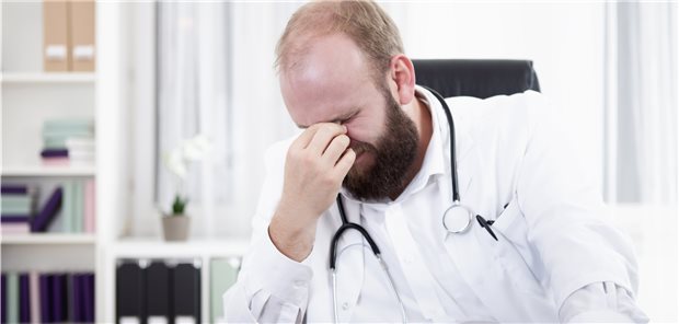 Belastungen im ärztlichen Alltag können unter Anderem zu Depressionen und Burnout führen.