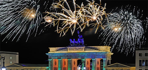 So hoch war die Feinstaubbelastung an Neujahr Berlin ließ es knallen: Das Silvesterfeuerwerk am Brandenburger Tor.