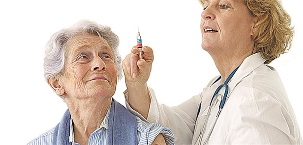 Start frei für den Piks Besonders Menschen im Alter ab 60 Jahre profitieren von der Grippe-Impfung.