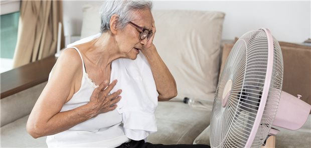 Besonders ältere Menschen leiden unter der Hitze.