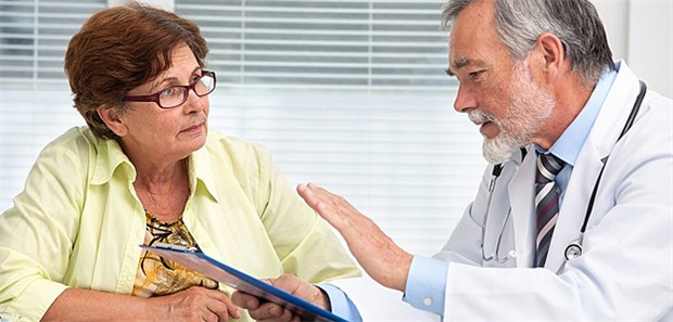 Besprechung der aktuellen Lipid-Werte mit einer Patientin. Ist das Ziel erreicht?