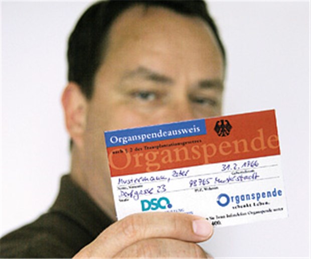Jeder zweite Niedergelassene hat einen Spenderpass Jeder zweite Niedergelassene hat einen Spenderpass