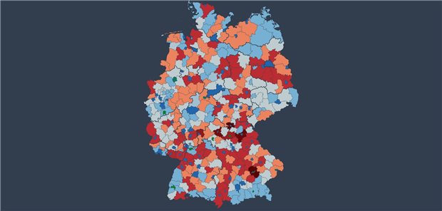 So sind die Vertragsärzte regional verteilt