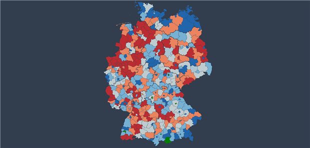 So sind die Stadt- und Landkreise mit Hausärzten versorgt