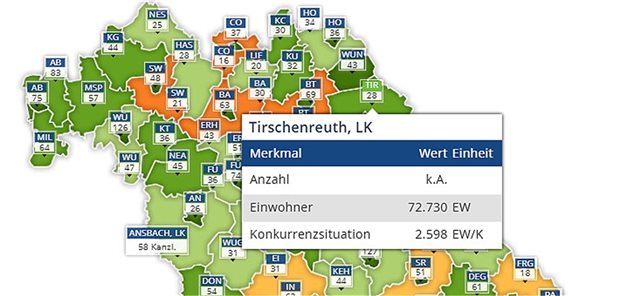 Wo es wie viele Steuerberater gibt Wo es wie viele Steuerberater gibt