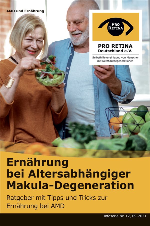 Altersabhängige Makula-Degeneration: Das Auge isst mit Altersabhängige Makula-Degeneration: Das Auge isst mit