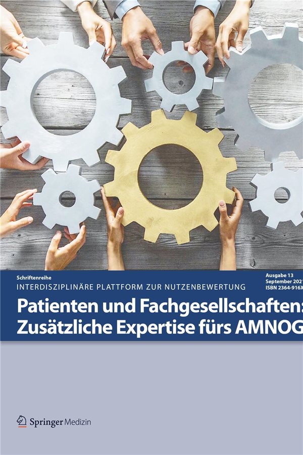Nutzenbewertung im Dialog Nutzenbewertung im Dialog