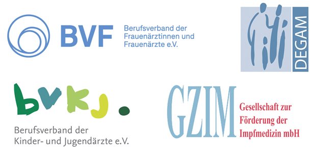Logos GZIM, BVKJ, DEGAM