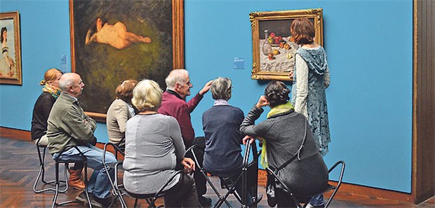 Wie Kunst bei Demenz helfen kann Bilder im Frankfurter Museum Städel: Demenzpatienten diskutieren über Kunst