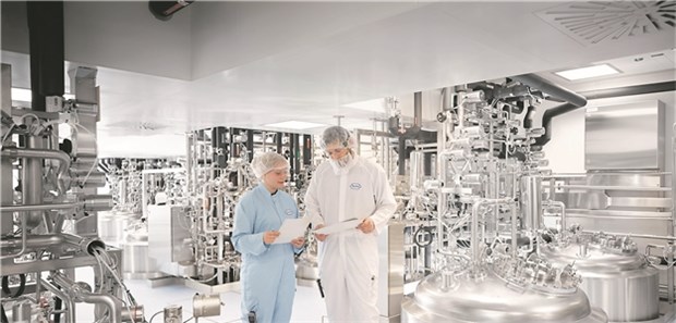 Roche investiert in Penzberg 600 Millionen Biotechproduktion bei Roche in Penzberg. Von hier kommen unter anderem Krebs-Wirkstoffe wie Trastuzumab und Obinutuzumab.