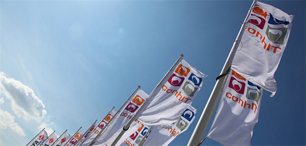 Rund um vernetzte Gesundheit Bis zum 8. Mai wehen vor dem Messegelände Berlin die Fahnen der conhIT und laden zum Austausch rund um das Thema Gesundheits-IT.