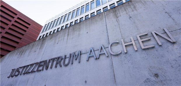 Pfleger in Klinikum bei Aachen soll insgesamt neun Patienten ermordet haben Blick auf das Landgericht im Justizzentrum Aachen: Hier soll noch im März der Prozess gegen einen Pfleger beginnen, der neun Patienten ermordet haben soll.