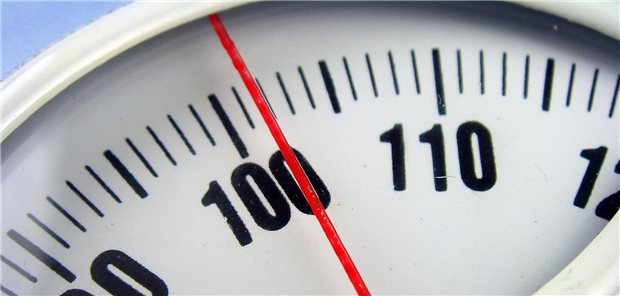 Blick auf eine Waage