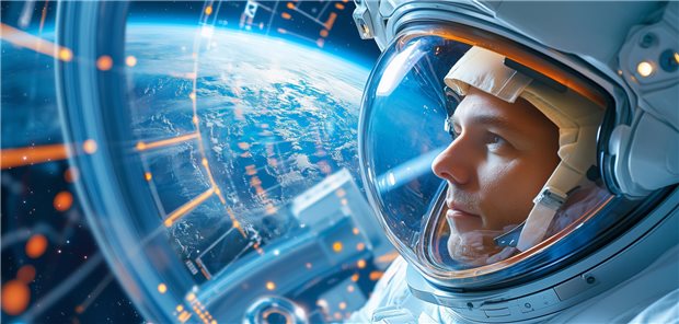 Astronaut im All