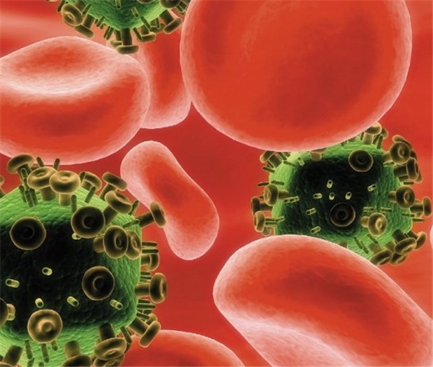 HIV-Therapie beugt Begleiterkrankungen vor Blutzellen mit HIV.