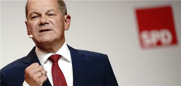 Bundesfinanzminister und Vizekanzler Olaf Scholz (SPD) führt seine Partei als Kanzlerkandidat in die nächste Bundestagswahl im Herbst 2021.