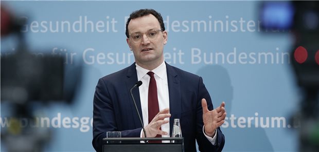 Kabinett beschließt „Update für das Gesundheitswesen“ Bundesgesundheitsminister Jens Spahn während der Pressekonferenz zum „Digitale-Versorgung-und-Pflege-Modernisierungs-Gesetz“.