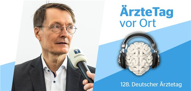 Bundesgesundheitsminister Professor Karl Lauterbach im Podcast-Gespräch: Auch zu den Erfolgsaussichten für die neue Approbationsordnung Ärzte äußerte er sich kurz.
