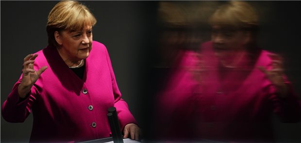 Kanzlerin bekräftigt Corona-Impfen in Praxen Bundeskanzlerin Angela Merkel gibt im Bundestag eine Regierungserklärung zur Corona-Pandemie und zum Europäischen Rat ab.