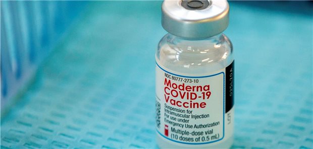 COVID-19-Impfstoff von Moderna kommt ab Oktober auch in die Hausarztpraxen.