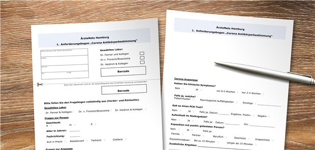 Ärztenetz checkt Corona-Immunstatus von 300 Medizinern COVID-19-Untersuchung im Ärztenetz: Über einen Fragebogen wird auch erhoben, ob und welche Symptome die Ärzte hatten.
