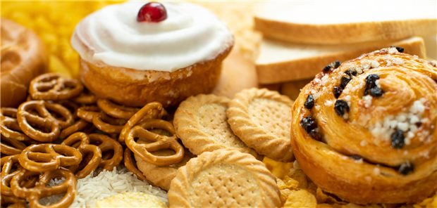 Kekse, Bretzeln und verschiedenes Süßes