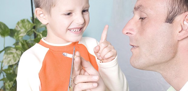 Rauchverbot lässt Kinder aufatmen Cleveres Kerlchen.