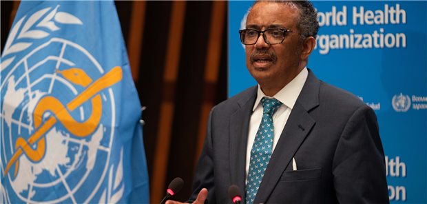 Pandemie-Vorsorgezentrum in Berlin eröffnet Corona hat der Welt viele „schmerzhafte Lehren“ auferlegt: WHO-Generaldirektor Tedros Adhanom Ghebreyesus anlässlich der Eröffnung des neuen Pandemiezentrums in Berlin.