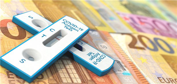 Ermittler im Gesundheitswesen: Leichtes Spiel für Kriminelle Coronatests auf Geldscheinen