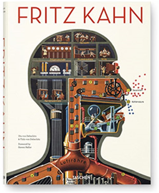 Fritz Kahn: Arzt und Pionier der Infografik Cover des neuen Buchs: Der Mensch als Industriepalast - eine der bekanntesten Arbeiten von Fritz Kahn, auch als Wandtafel in Schulen eingesetzt. Uta und Thilo von Debschitz: Fritz Kahn. Taschen, Köln. 392 S., 39,99 Euro