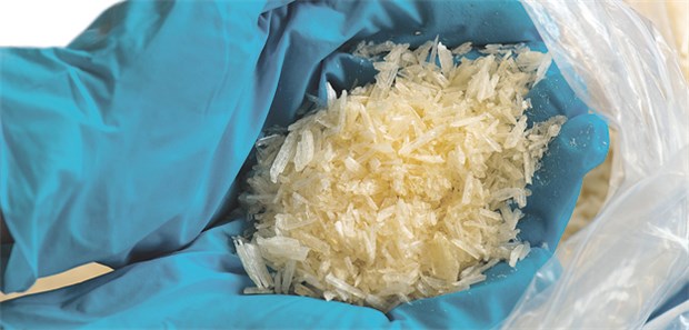 Crystal Meth weiter auf dem Vormarsch Crystal Meth: Die Zahl der Erstkonsumenten wächst.