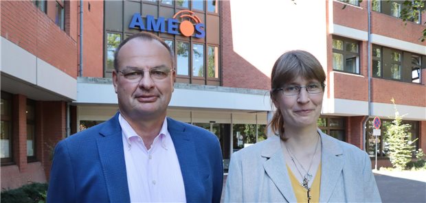 DIe neue Doppelspitze an den Ameos Kliniken in Preetz und in Kiel: Dr. Frank Helmig und Jasmin Bock.