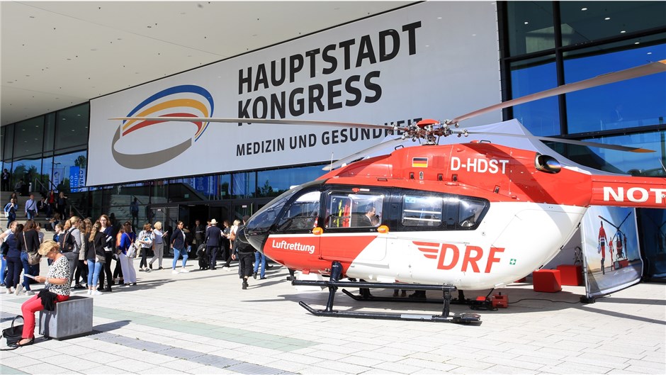 DRF-Hubschrauber, Deutsche Luftrettung Hauptstadtkongress Medizin und Gesundheit...
