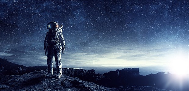 Houston, wir haben ein Herzproblem Darstellung eines Astronauten: 12ml größer war der linke Vorhof nach einem Weltraumaufenthalt von sechs Monaten laut einer Studie.