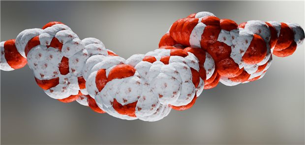 Darstellung eines GLP-1-Moleküls