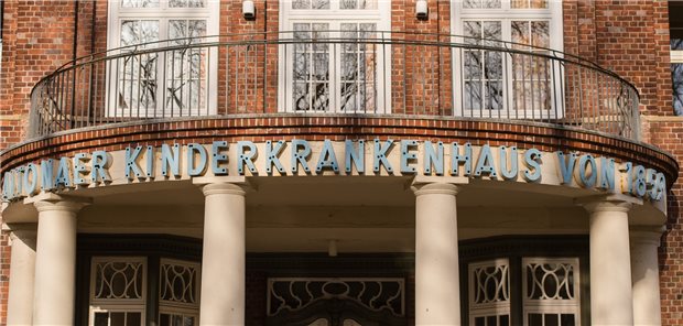 Das Altonaer Kinderkrankenhaus in Hamburg: Sitz des pädiatrischen Notdiensts.