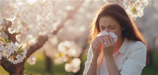 Das Ausmaß von Juckreiz, Irritation, Tränenfluss und Rötung können bei einer allergischen Rhinitis und Rhinokonjunktivitis individuell ja sehr unterschiedlich ausgeprägt sein. Ene Provokationstestung kann hier Klarheit bringen. (Symbolbild mit Fotomodell)
