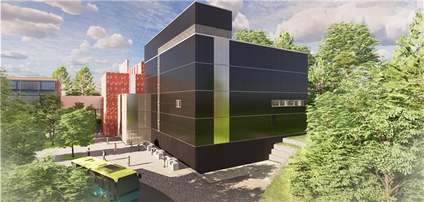 Visualisierung des künftigen Hochsicherheitslabors