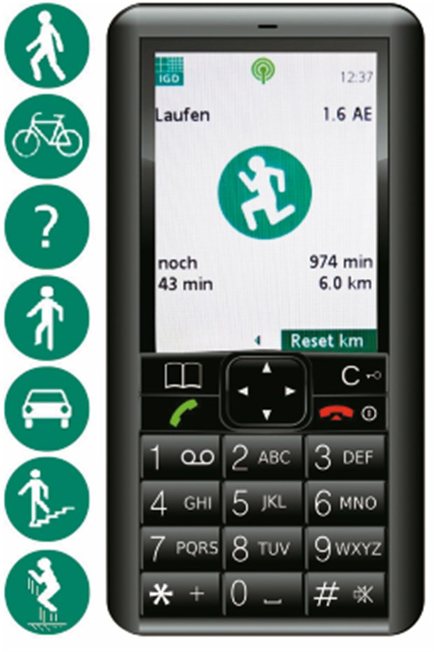 Das Handy registriert körperliche Aktivitäten. © [M] segmenta