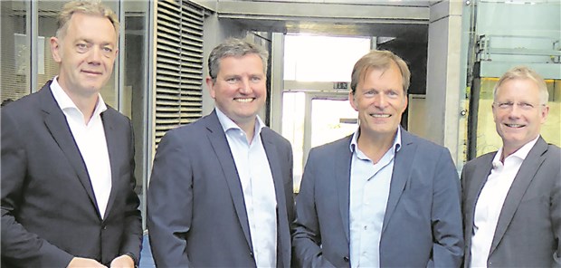 Das Kalmeda-Team von links: Jörg Spiethoff, Peter Kaetsch, Dr. Uso Walter, Christof Schifferings