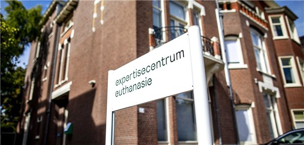 Das „Kompetenzzentrum Euthanasie“ in Den Haag: Die von der Sterbehilfeorganisation NVVE mitbegründete Einrichtung will helfen, Sterbewillige an Ärzte zu vermitteln, die dann deren Tötung auf Verlangen vornehmen.