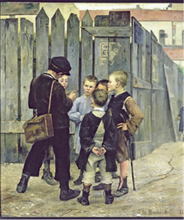 Freundschaft ist wichtig für die Psyche Das Ölgemälde "Das Meeting" von Marie Bashkirtseff (1884) ist eine Leihgabe des Musée d’Orsay in Paris.