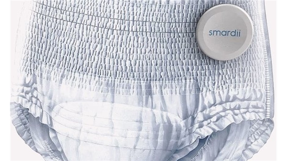Das Produkt Smardii des gleichnamigen Unternehmens ist eine Überwachungswindel f...