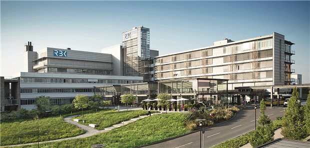 Das Robert Bosch Krankenhaus in Stuttgart. Dort ist der 2022 gegründete Bosch Health Campus angesiedelt.