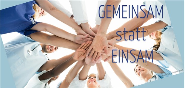 Gegen den rauen Ton in Krankenhäusern Das Werbeplakat zur Aktion: Statt auf Kritik setzt das Bündnis junger Ärzte mit seiner Kampagne auf positive Beispiele.
