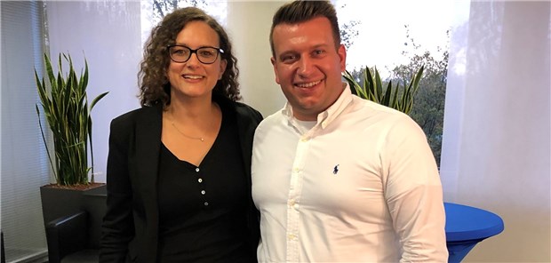 „Wir Ärzte müssen mehr mitgestalten“ Das neue Sprecherteam des Bündnis Junger Ärzte (BJÄ): Mira Faßbach und Max Tischler.