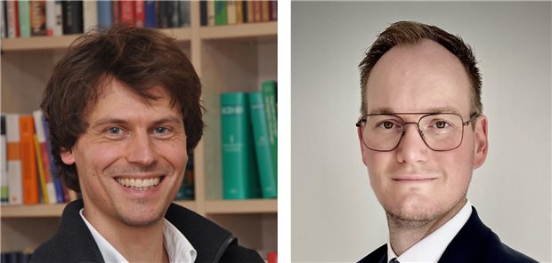 Chefarzt Dr. Moritz Wigand und Geschäftsführer David Kayse