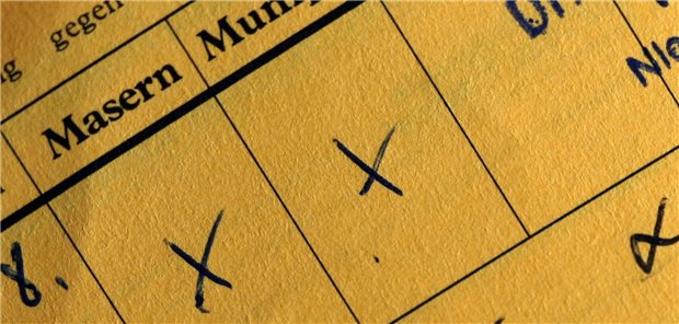 Blick in den Impfpass