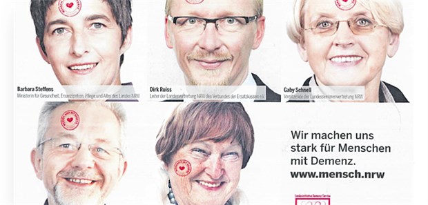 Nicht abstempeln Demenzkranke nicht verurteilen – dafür wirbt die Aktion unter anderem mit Plakaten.