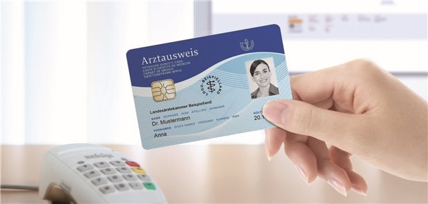 Den E-Arztausweis werden Ärzte in Zukunft häufig brauchen – vor allem für eine sichere Online-Kommunikation und zur Authentifikation im Netz.